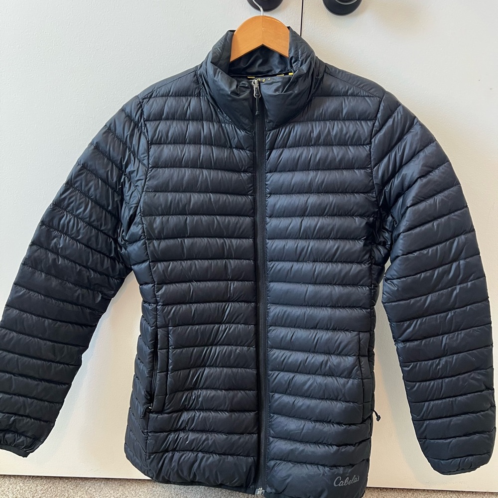 Cabela's Midnight Black Down Jacket - image 4